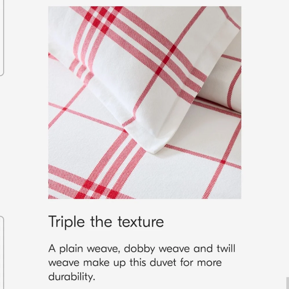 West Elm Farmhouse Plaid King Duvet Cover & Euro Shams